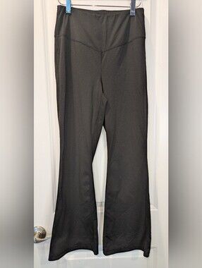 Stretch the RuleBlack High Rise Flare Yoga Pants Women's Small Bootcut Athleisur